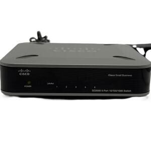 Cisco SD2005 V3 5-Port Gigabit Network Switch - Gray/Black